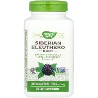 Nature'S Way , Siberisk Eleuthero Rot, 180 Vegan kapslar (425 mg per Kapsel)