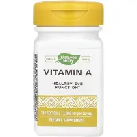 Nature'S Way , Vitamin A, 3 000 mcg, 100 mjuka kapslar