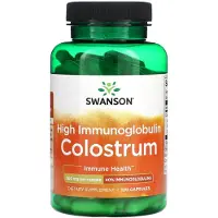 Swanson Health Hög Immunoglobulin Kolostrum, 500 mg, 120 Kapslar