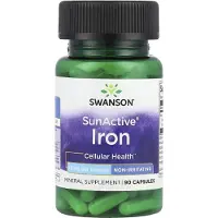 Swanson Health , SunActive, Järn, 15 mg, 90 Kapslar