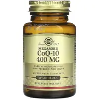 Solgar , Megasorb CoQ-10, 400 mg, 30 Mjuka Gelé