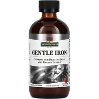 Natures Answer , Milt Järn, Naturlig Blandade Bärsmak, 240 ml(240 ml)