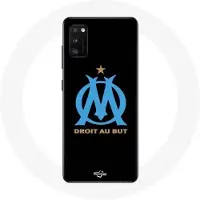 CAPACHEAP Coque pour Oppo A16 Logo Olympique de Marseille Fond Noir