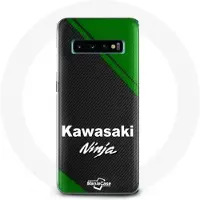 CAPACHEAP Coque pour Samsung Galaxy S10 kawasaki ninja logo