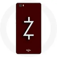 CAPACHEAP Coque pour Huawei P8 Lite Ozark Saison 4 Logo Z Blanc Fond Rouge