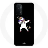 CAPACHEAP Coque pour Oppo A54 5G Dab unicorn licorne