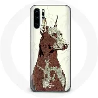 MANIACASE Coque pour Huawei P30 pro Doberman Race de chiens