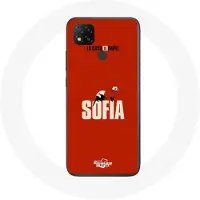 MANIACASE Coque Xiaomi Redmi 9C La casa de papel Sofia Art