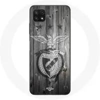 MANIACASE Coque - - Samsung Galaxy A22 5G - Souple - Protection - slb benfica fond gris svart