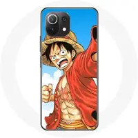 CAPACHEAP Coque pour Xiaomi Mi 11 Lite Manga One piece Luffy Anime