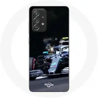 MANIACASE Coque pour Samsung Galaxy A52 Formule 1 Valtteri Bottas Pilote automobile F1 Noir