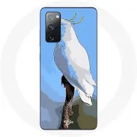 MANIACASE Coque pour Samsung Galaxy S20 FE Cacatoès Perroquets blanc Oiseaux vit