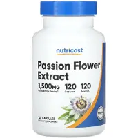 Nutricost , Passionsblomsextrakt, 1 500 mg, 120 kapslar