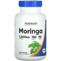 Nutricost Moringa 180 kapslar (500 mg per kapsel)