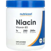 Nutricost Niacin, Smaklös, 250G(8.9Oz)
