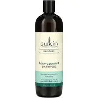 Sukin Hårvård, Djuprengörande Schampo, Fet & Irriterad Hårbotten, 500 ml(16.9 fl oz)
