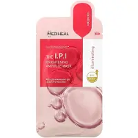 Mediheal , IPI, Uppljusande Ampull Skönhetsmask, 1 ark, 25 ml (0,84 flyt. oz) red