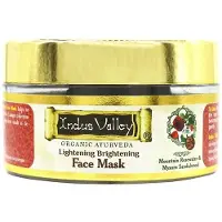Indus Valley Ljusande ansiktsmask med rosenvatten och sandelträ (50 ml), Lightening Brightening Face Mask, 6.7625