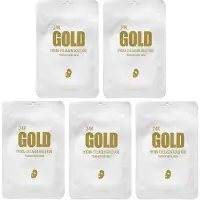 Lapcos , 24K Gold Hydra Collagen Gold Foil, Premium Facial Beauty Sheet Mask, 5 sheets, 25 g (0.88 oz) each white