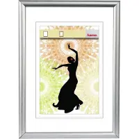 Hama Madrid, Enbildsram, Plast, Silver, 15 x 20 cm, Rektangulär, Reflekterande