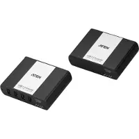 Aten USB-kabel USB 2.0 USB-C-kontakt 100 m Svart Borrade par UEH4102