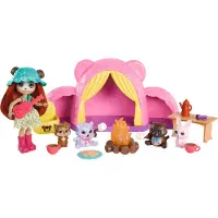 Enchantimals Med Campingbjörnar Och Tillbehör Minidocka