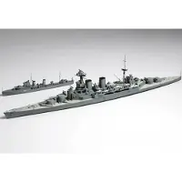 Tamiya 1/700 British Battle Cruiser Hood &amp; E Class Destro