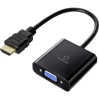 Renkforce HDMI / VGA Adapterkabel HDMI-A-kontakt, VGA 15-polig Uttag 0.15 m Svart RF-4531578 dubbelt skärmad HDMI-kabel