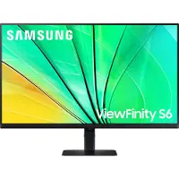 Samsung ViewFinity S6 S32D600EAU - LED-skärm - 32 - 2560 x 1440 QHD @ 100 Hz - IPS - 350 cd/m² - 1000:1 - HDR10 - 5 ms - HDMI, DisplayPort - svart