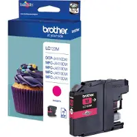 Brother LC123M magenta bläckpatron (original)