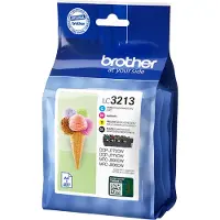 Brother LC3213 Value Pack - 4-pack - svart, gul, cyan, magenta - original - bläckpatron - för DCP-J772DW, DCP-J774DW, MFC-J890DN, MFC-J890DW, MFC-J890DWN