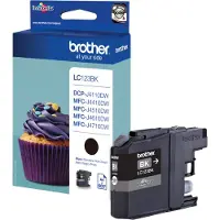 Brother LC123BK svart bläckpatron (original)