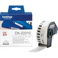 Brother DK-22210 - Svart på vitt - Rulle (2,9 cm x 30,5 m) etiketter - för QL-1050, QL-500, QL-550, QL-560, QL-570, QL-650, QL-710, QL-720, QL-820