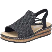 Rieker Sandal grafit / svart