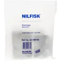 Nilfisk Dammsugarpåsar, papper, 5st.