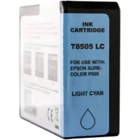 WL Bläckpatron, ersätter Epson T8505, ljus cyan, 84 ml