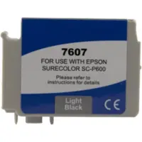 WL Bläckpatron, ersätter Epson T7607, ljussvart, 32 ml