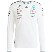 Adidas Mercedes Amg Petronas F1 Team T-shirt Med Lång ärm