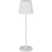 Eglo CABOZO utomhus uppladdningsbar batteribordslampa i vit