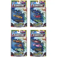 HTI färgskiftande metallbil - 3-pack