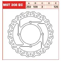 TRW Bromsskiva MST308RAC, 1 Stycke