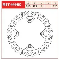 TRW Bromsskiva MST440EC, 1 Stycke