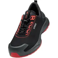 Uvex S3L PUR W11 6803252 Säkerhetslågskor S3L Skostorlek (EU): 52 Svart, Röd 1 par