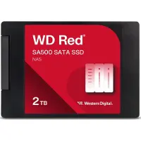 Western Digital WD Red SA500 WDS200T2R0A - SSD - 2 TB - inbyggd - 2.5 - SATA 6Gb/s