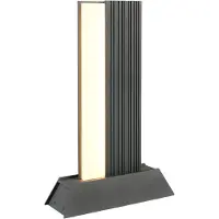 TRIO Lighting LED pollare MARIZA, Svart, Aluminium / grå / zink, Modern, LED-utomhuslampa