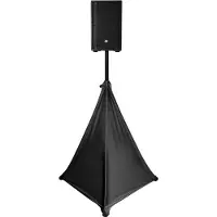 Eurolite Tripod Speaker Stand Three Sided Cover Black