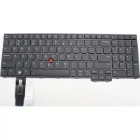 Lenovo - Ersättningstangentbord för bärbar dator - med Trackpoint - bakgrundsbelyst - QWERTY - engelska - svart - FRU