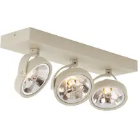 QAZQA Modern takspotlight beige G9 rund justerbar 3-ljus - Go