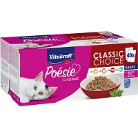 Vitakraft Poésie Classique Classic Choice i sås våtfoder katt storpack (40 x 85g)
