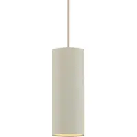 QAZQA Modern pendellampa beige GU10 50 mm rund - Tubo